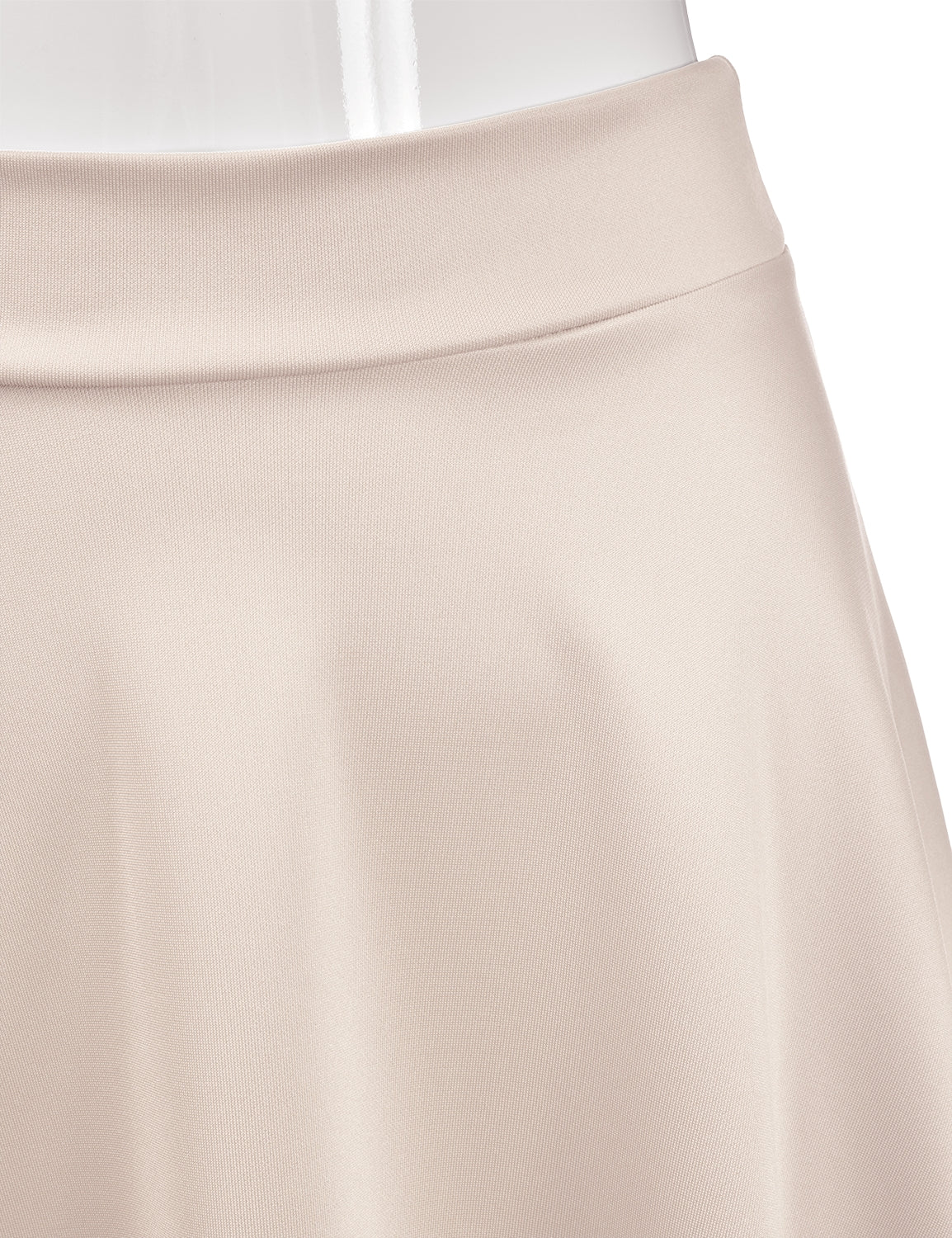 Women's Basic Versatile Stretchy Flared Casual Midi Skater Skirt (S-3XL)