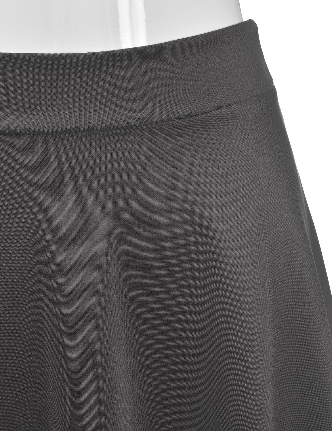 Women's Basic Versatile Stretchy Flared Casual Midi Skater Skirt (S-3XL)