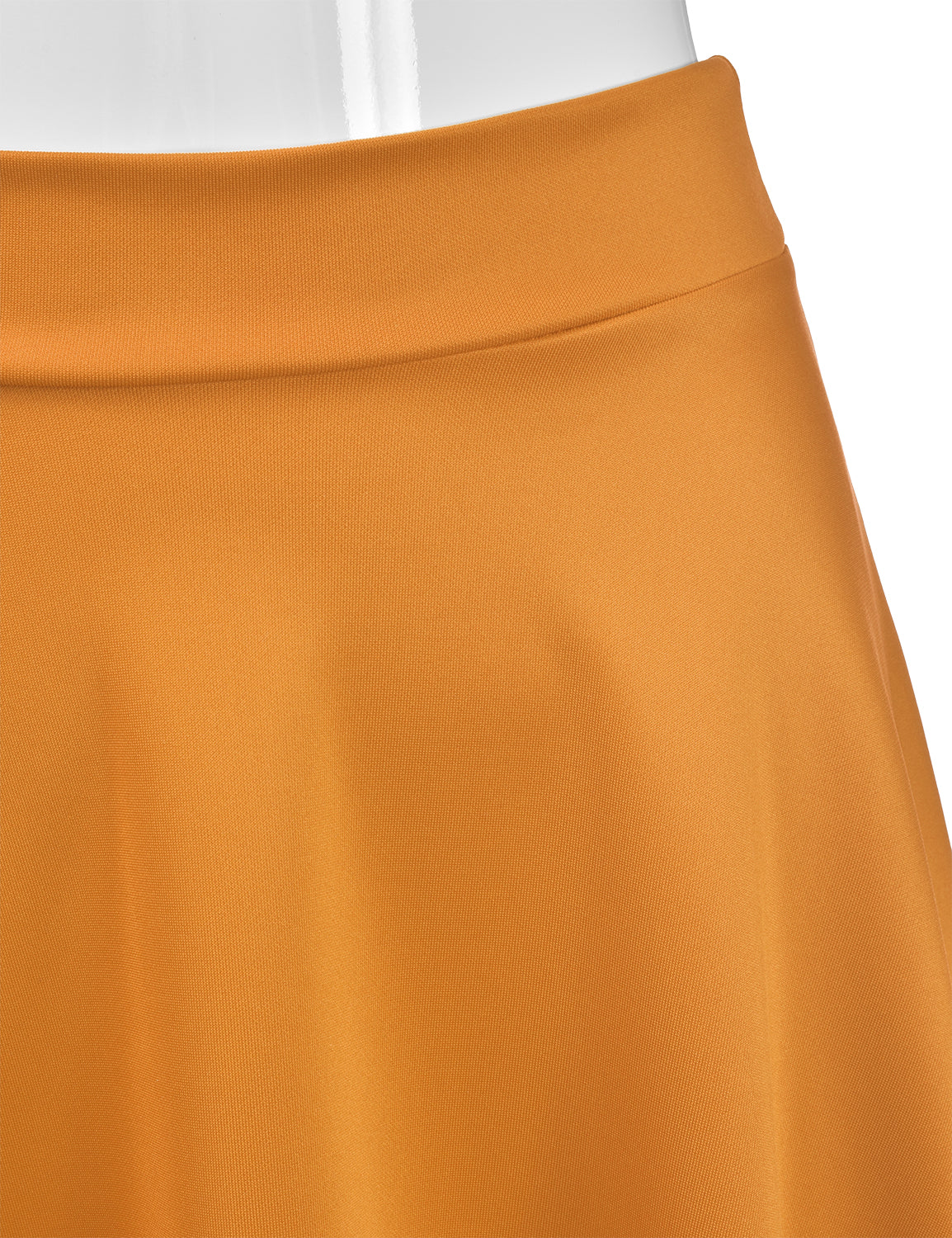 Women's Basic Versatile Stretchy Flared Casual Midi Skater Skirt (S-3XL)