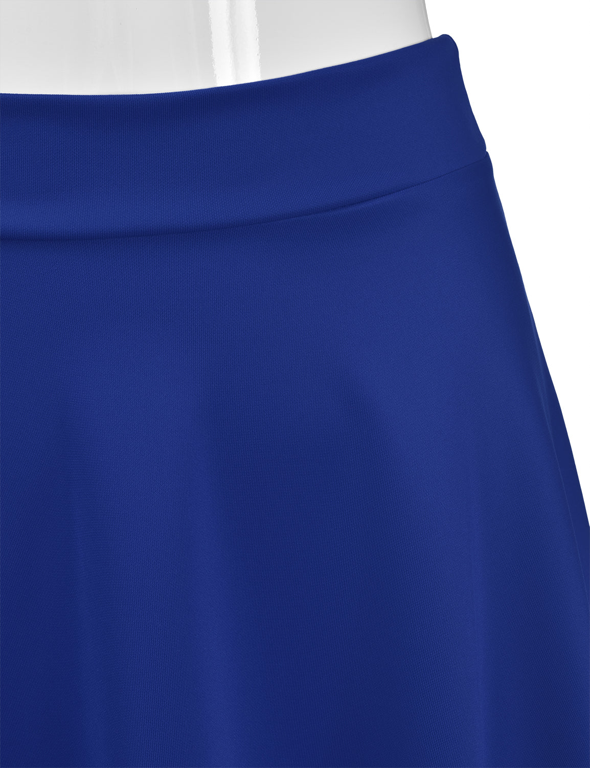 Women's Basic Versatile Stretchy Flared Casual Midi Skater Skirt (S-3XL)