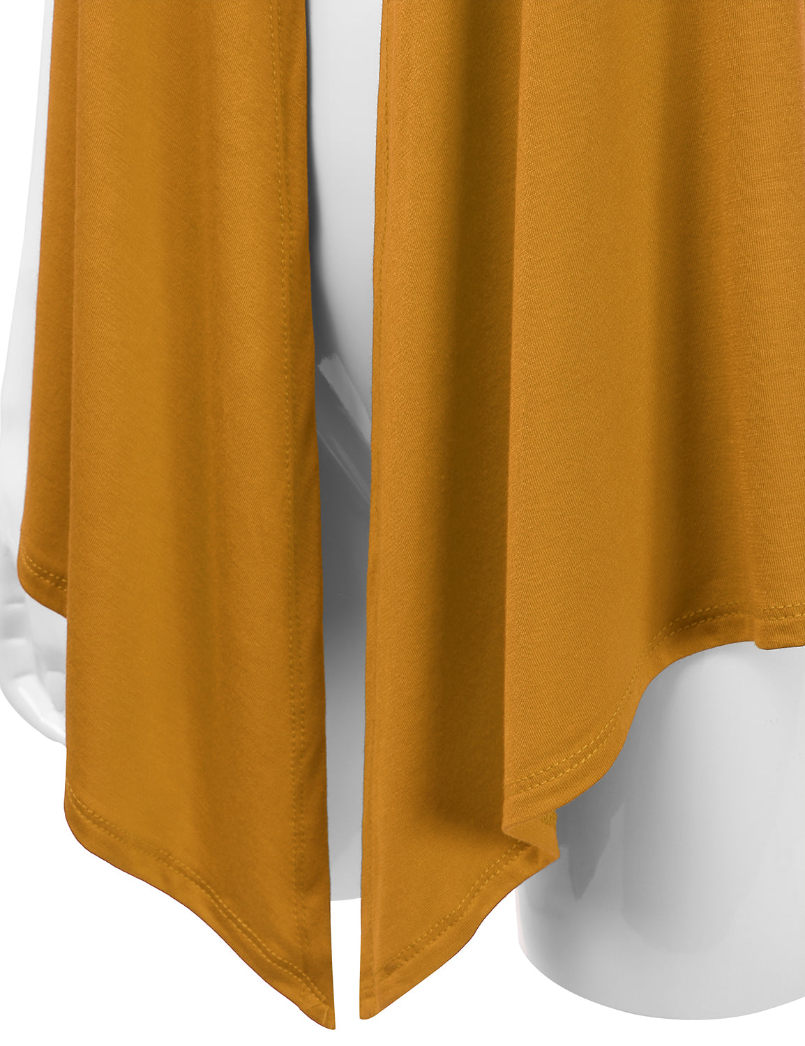 Women's Basic Solid Short Sleeve Open Drape Front Jersey Cardigan (S-3XL)