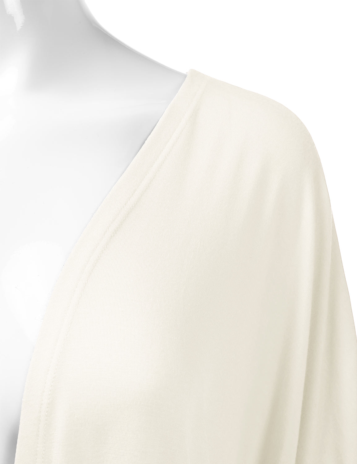 Women's Kimono Style Short Sleeve Open Front Loose Fit Cardigan (S-3XL)