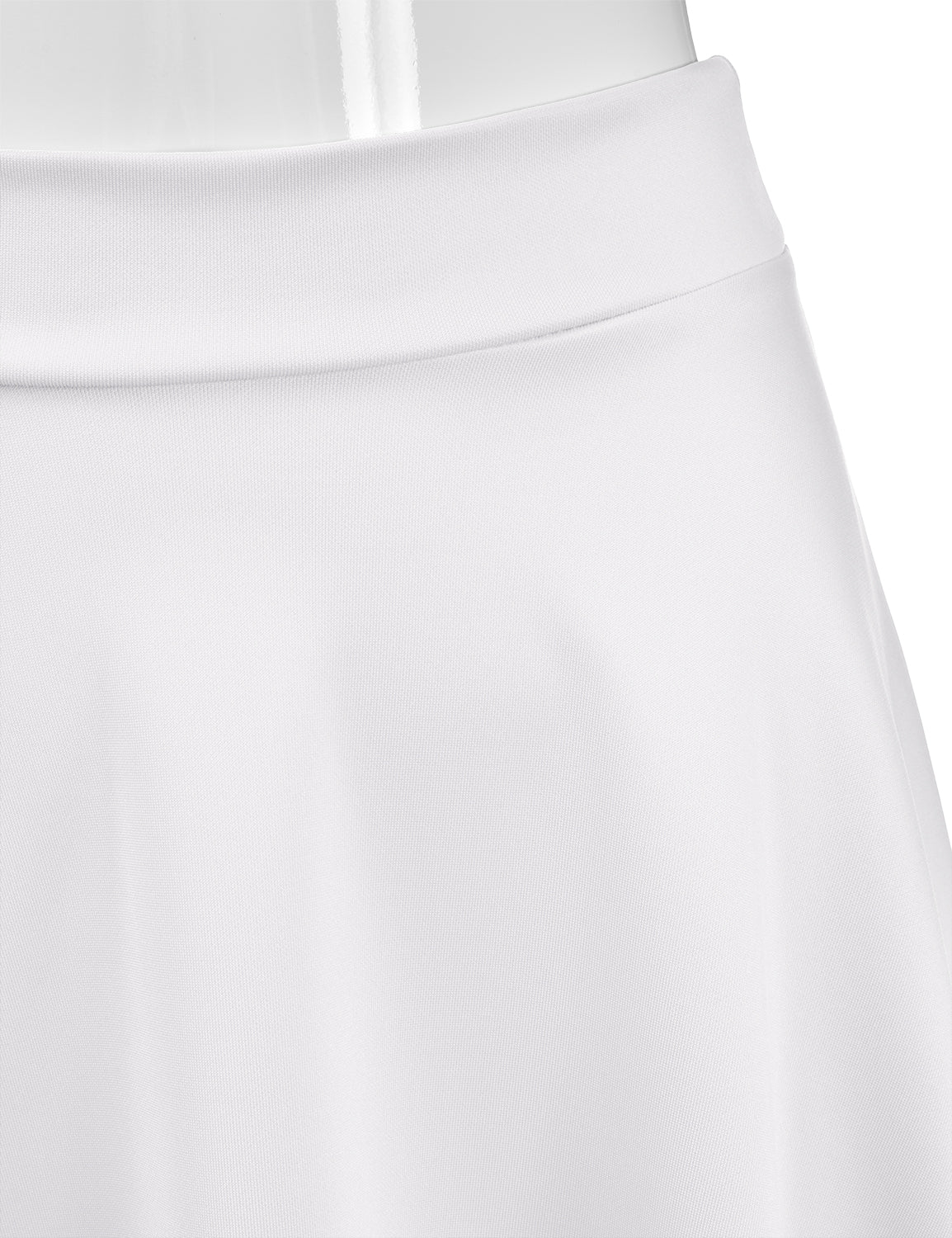 Women's Basic Versatile Stretchy Flared Casual Midi Skater Skirt (S-3XL)
