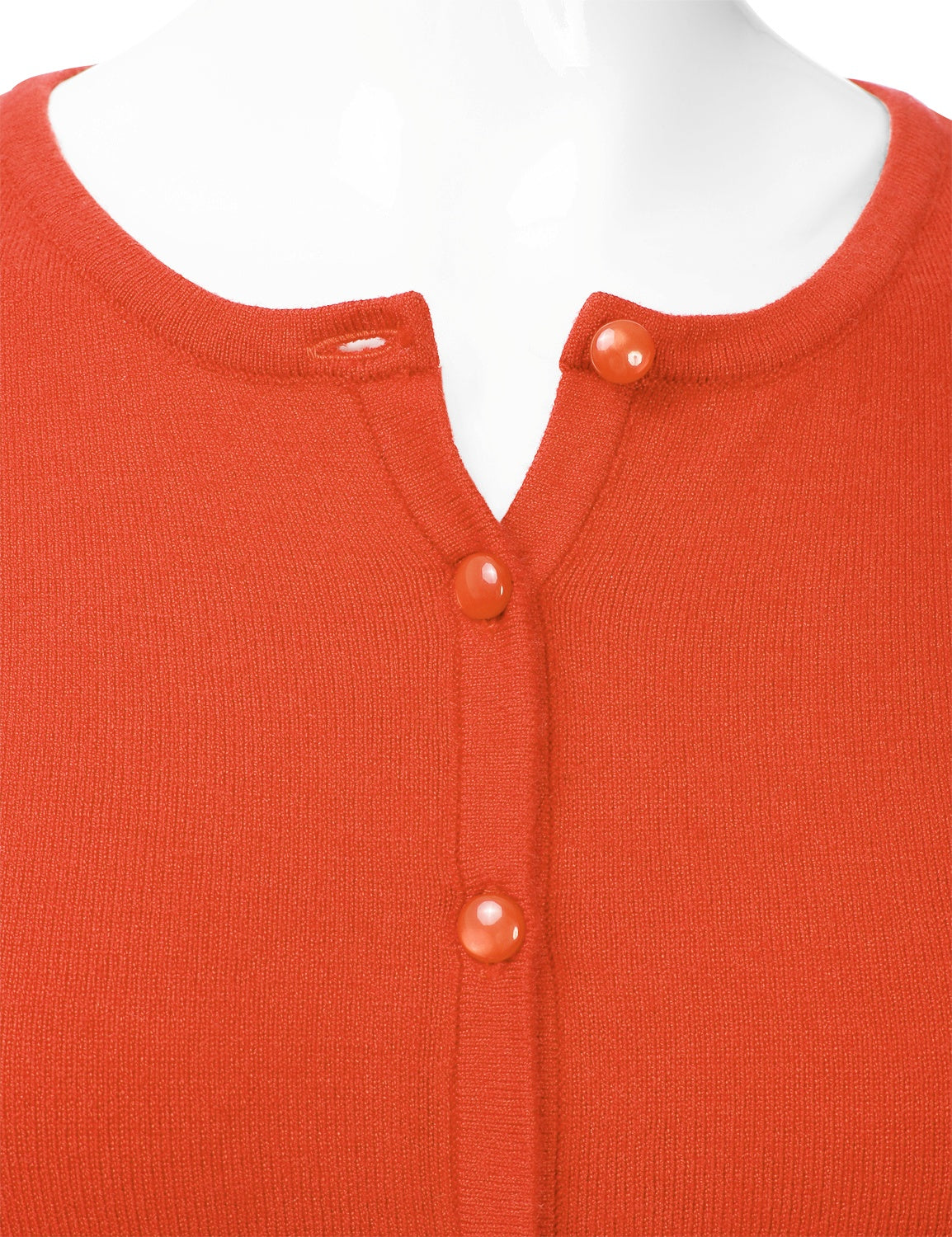 Women's Crewneck Button Down Long Sleeve Cropped Cardigan Sweater (S-XL)