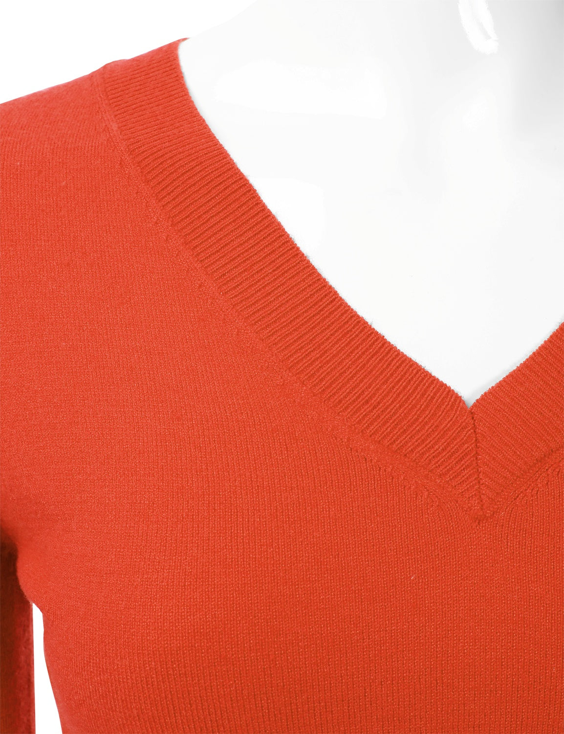 Women's Long Sleeve V-Neck Slim Fit Pullover Soft Knit Top Sweater (S-XL)