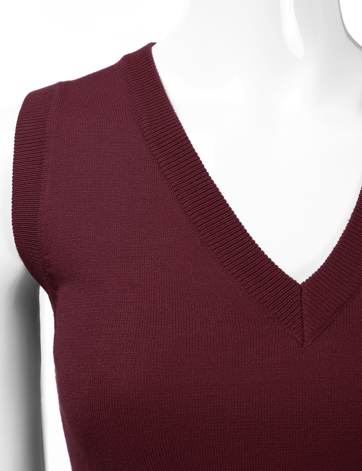 Women's V-Neck Sleeveless Stretch Pullover Premium Sweater Vest Top (S-3X)