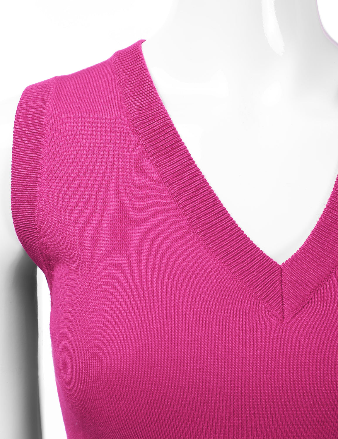 Women's V-Neck Sleeveless Stretch Pullover Premium Sweater Vest Top (S-3X)