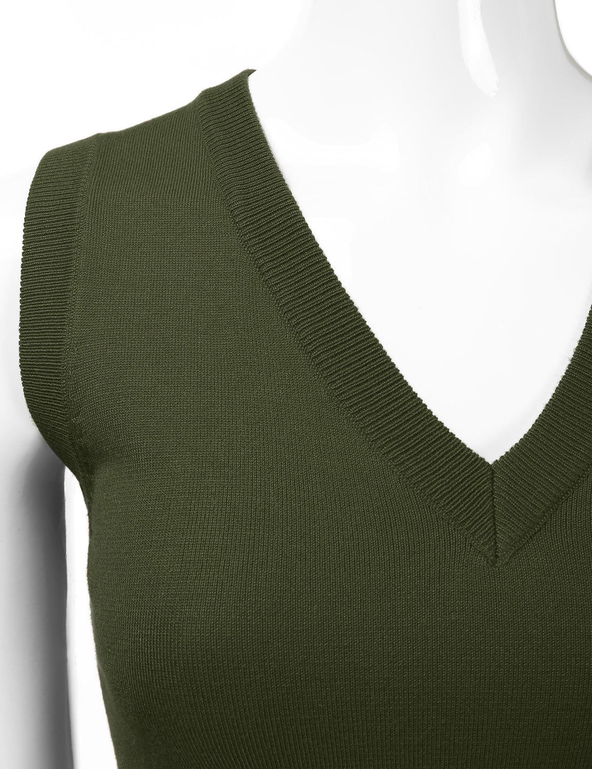 Women's V-Neck Sleeveless Stretch Pullover Premium Sweater Vest Top (S-3X)