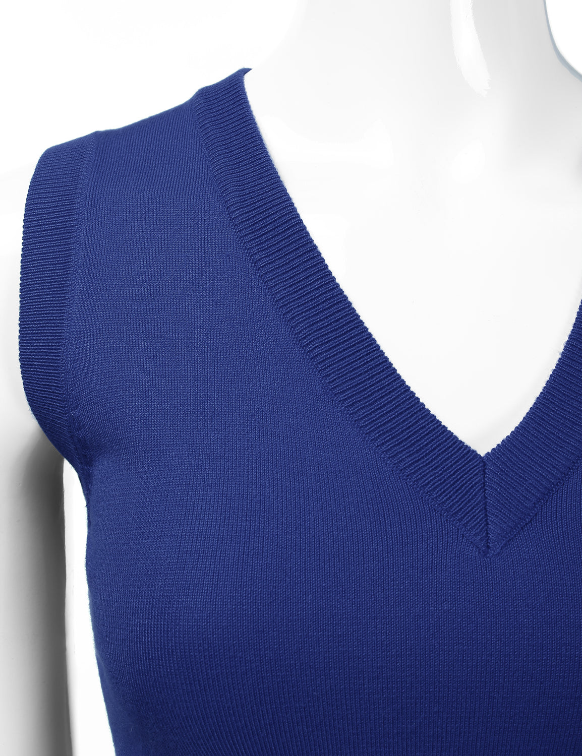 Women's V-Neck Sleeveless Stretch Pullover Premium Sweater Vest Top (S-3X)