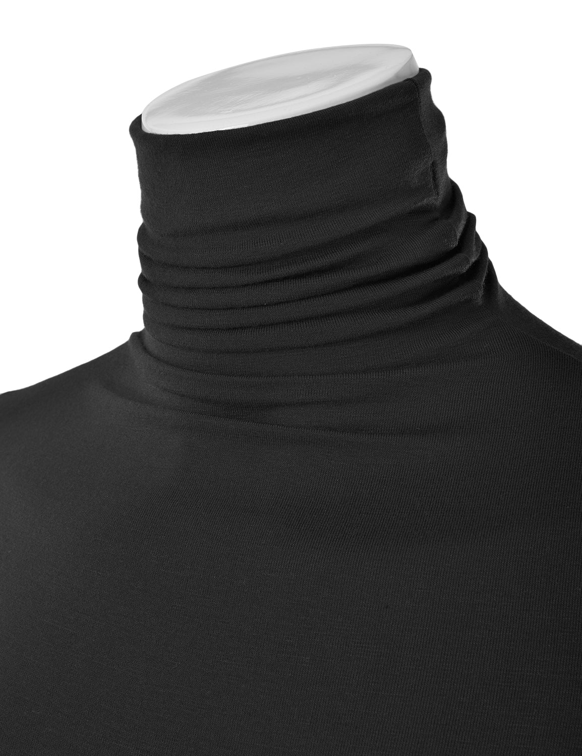 Women's Long Sleeve Turtleneck Light Weight Pullover Slim Fit T-Shirts Top Sweater (S-3XL)
