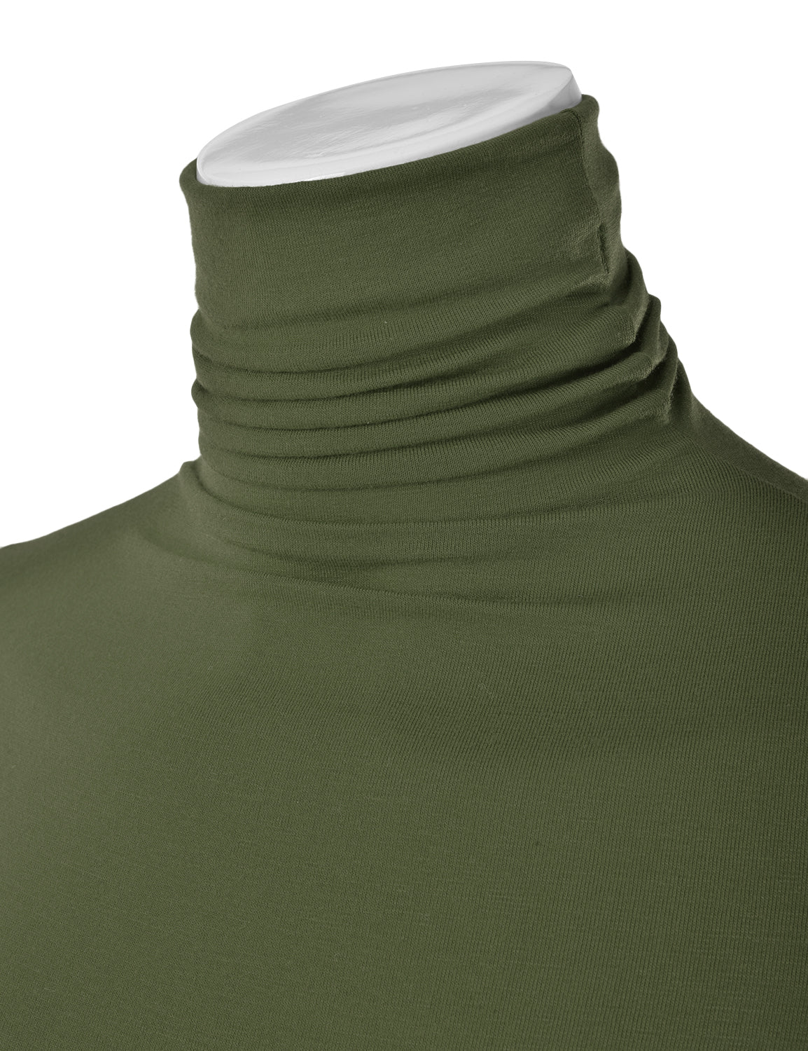 Women's Long Sleeve Turtleneck Light Weight Pullover Slim Fit T-Shirts Top Sweater (S-3XL)